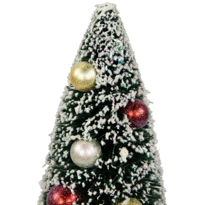 Northlight 12” Green Frosted Sisal Pine Artificial Tree Christmas Tabletop Decor 5 Northlight 12” Green Frosted Sisal Pine Artificial Tree Christmas Tabletop Decor - Image 3