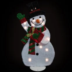 Northlight Lighted Waving Snowman Outdoor Christmas Decoration - 32" - Clear Lights -Northlight Shop GUEST ed447cb4 4ce9 4297 a82e 926af16ffb92