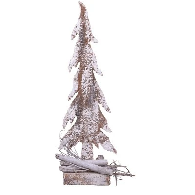 Transpac Rustic Holiday Wood Santa Snowman Tree Tabletop Decoration Set Of 4 10 Inch Christmas Decor 6 Transpac Rustic Holiday Wood Santa Snowman Tree Tabletop Decoration Set Of 4 10 Inch Christmas Decor - Image 4