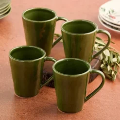 Certified International (Set Of 4) 18oz Mugs Verde -Northlight Shop GUEST efd3e4b6 7b71 4ded 99f4 bba45e247ec1