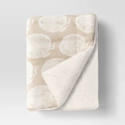 Printed Plush Throw With Faux Shearling Reverse - Threshold™ -Northlight Shop GUEST effb4cf9 e0e7 40a1 bce0 f65480335db3