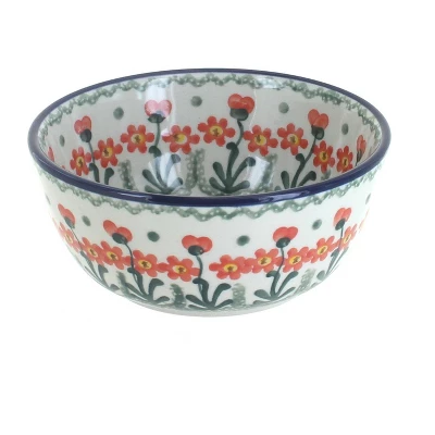 Blue Rose Polish Pottery 17 Ceramika Dessert Bowl 12 Blue Rose Polish Pottery 17 Ceramika Dessert Bowl - Image 10
