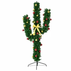 Costway Pre-Lit Cactus Christmas Tree 7Ft LED Lights Ball Ornaments 16 Costway Pre-Lit Cactus Christmas Tree 7Ft LED Lights Ball Ornaments -Northlight Shop GUEST f225750e b63d 4c71 957e 9bee09364dcd
