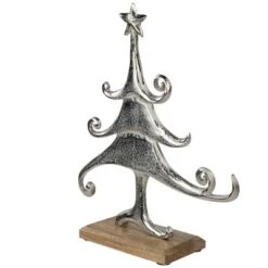 Northlight Swirling Metal Tree Christmas Decoration - 13.5" -Northlight Shop GUEST f26897a7 2beb 4b43 a342 6b829a6beabe