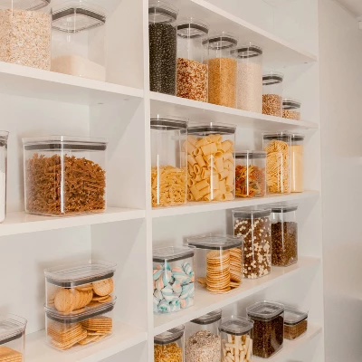 OU Airtight Food Storage Container 4.2 Cup, BPA Free, Clear Plastic Food Storage Container With Leak Proof Lid, Stackable Kitchen Organizer 7 OU Airtight Food Storage Container 4.2 Cup, BPA Free, Clear Plastic Food Storage Container With Leak Proof Lid, Stackable Kitchen Organizer - Image 6