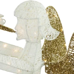 Northlight Lighted Glittered Trumpeting Angel Outdoor Christmas Decoration - 48" - Clear Lights -Northlight Shop GUEST f7789679 2180 4bb6 a6e4 42d9d7a247d5