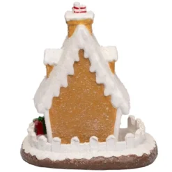 Northlight Snowy Gingerbread Peppermint House With Snowman Christmas Decoration - 11" -Northlight Shop GUEST f98f1ee3 2b9c 442e bcf9 e96286efe81f