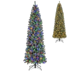 Costway 4.5/6.5/7.5/9 FT Artificial Xmas Tree With 256/556/724/1168 Branch Tips 100/200/250/500 LED Lights 9 Lighting Modes -Northlight Shop GUEST fb80e725 70f7 4094 bbbf bed72ddd3b71