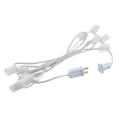 Novelty Lights 10 Socket C9/E17 Intermediate Base Christmas Stringer, Vintage Holiday Hanging Light String, SPT-1 20 Gauge Green Wire -Northlight Shop GUEST fceb2e0c e8f7 486b 818b 6daabe803d29