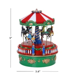 Mr. Christmas Animated Mini Carnival Music Box Christmas Decoration -Northlight Shop GUEST fd161f31 972a 42d5 ae48 3aac8cba9b99